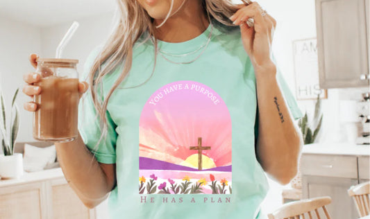 He Has a Plan (Tee, Sweatshirt, or Long-Sleeve)