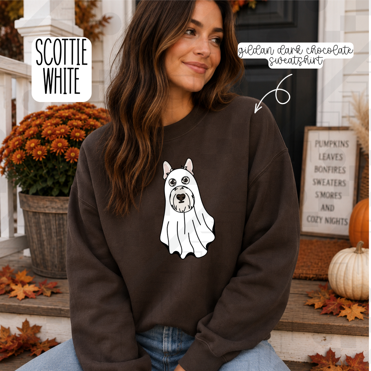 Ghost Dog Breeds (Tee, Sweatshirt, or Long-Sleeve)