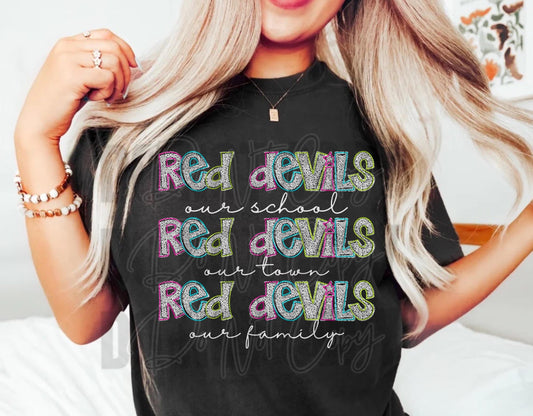 Our School - Our Town - Our Family - Red Devils
