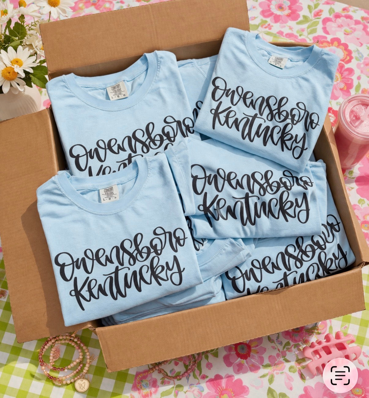 Owensboro Kentucky Cursive *DTG* (Tee, Sweatshirt, or Long-Sleeve)