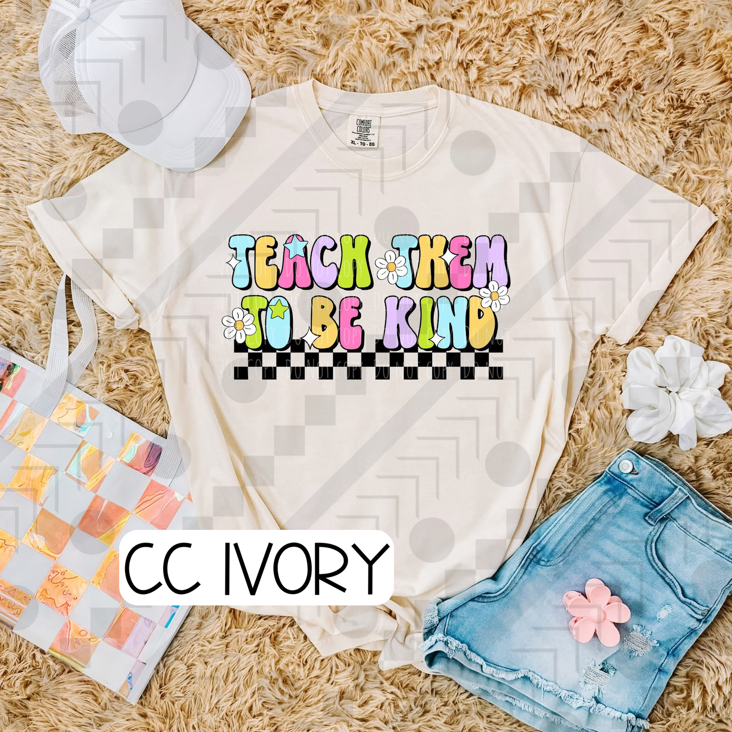 Teach Them To Be Kind Back To School Floral (Tee, Sweatshirt, or Long-Sleeve)