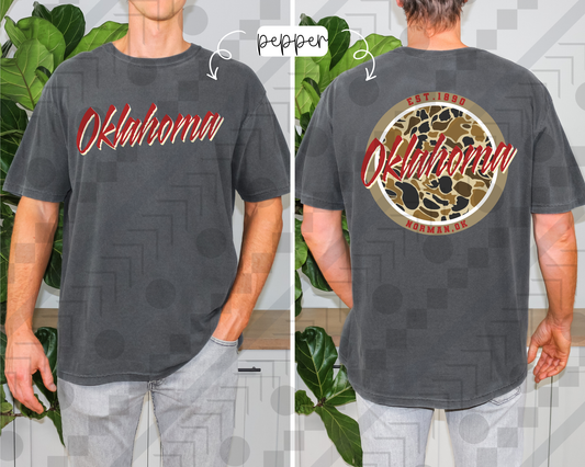 Men's Camo College (Tee, Sweatshirt, or Long-Sleeve)