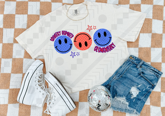 Country Heights Checker Smiley