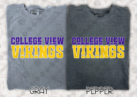 College View Funky Font