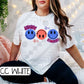 Checker Smilies Schools (Tee, Sweatshirt, or Long-Sleeve)