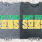 East View Suns Funky Font