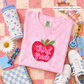 Pink Gingham Apple Grades (Tee, Sweatshirt, or Long-Sleeve)