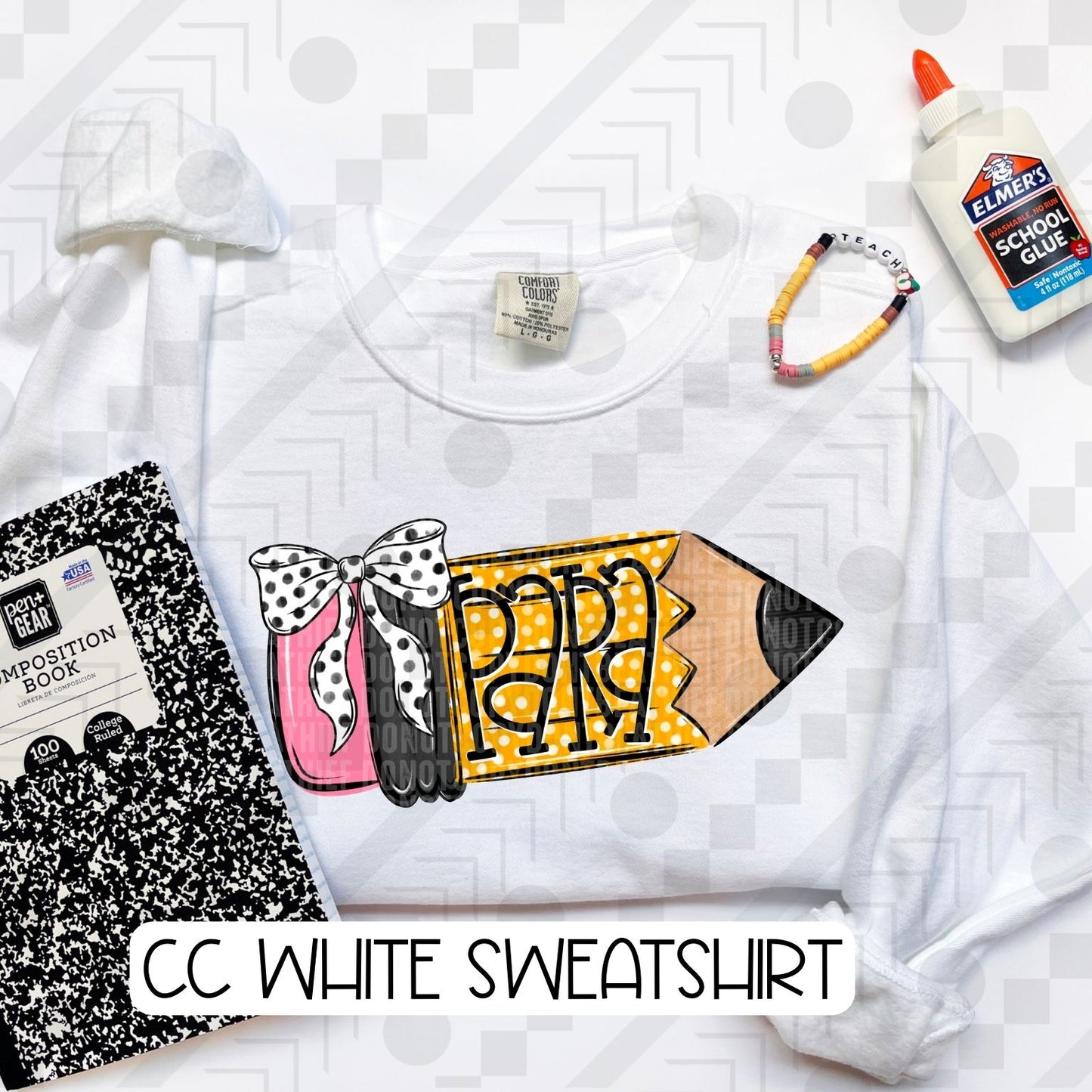 Doodle Pencil Occupations (Tee, Sweatshirt, or Long-Sleeve)