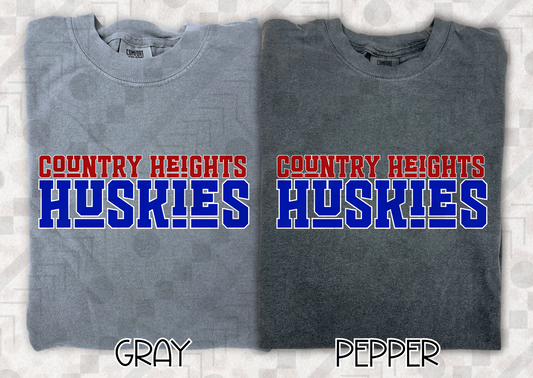 Country Heights Huskies Funky Font