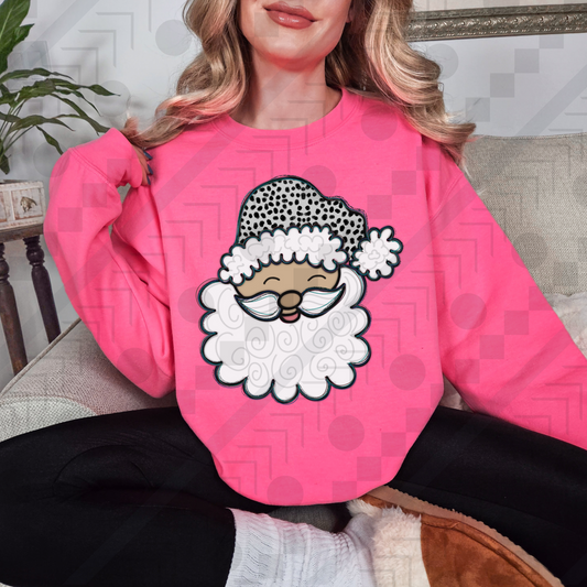 Dark Dalmatian Santa 1