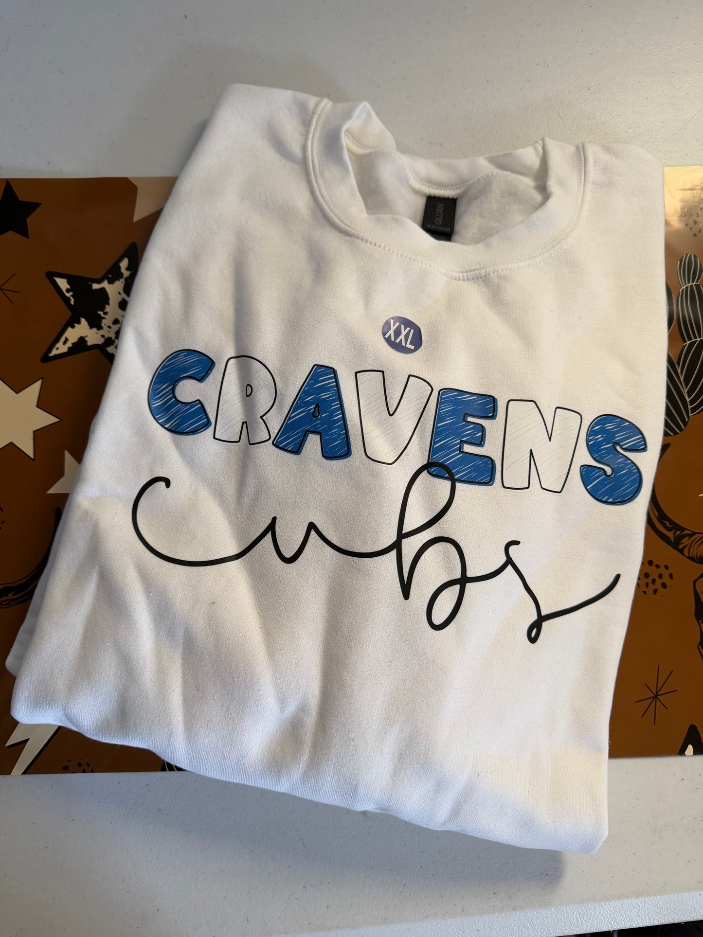 Cravens Cubs Sweatshirt (2XL ONLY)