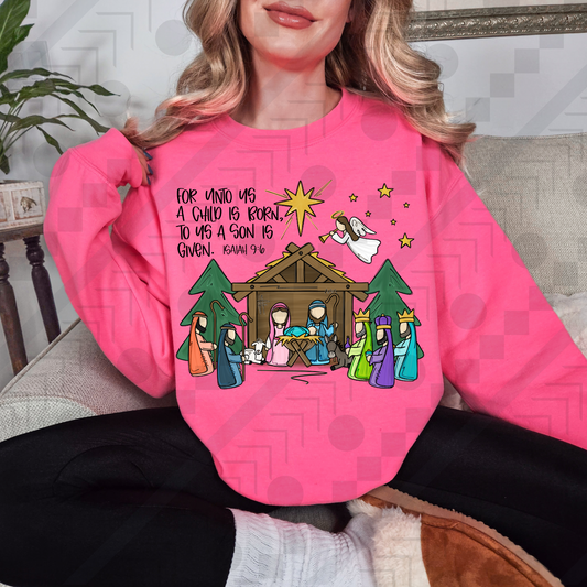 For Onto Us A Child Is Born (Pink Version)