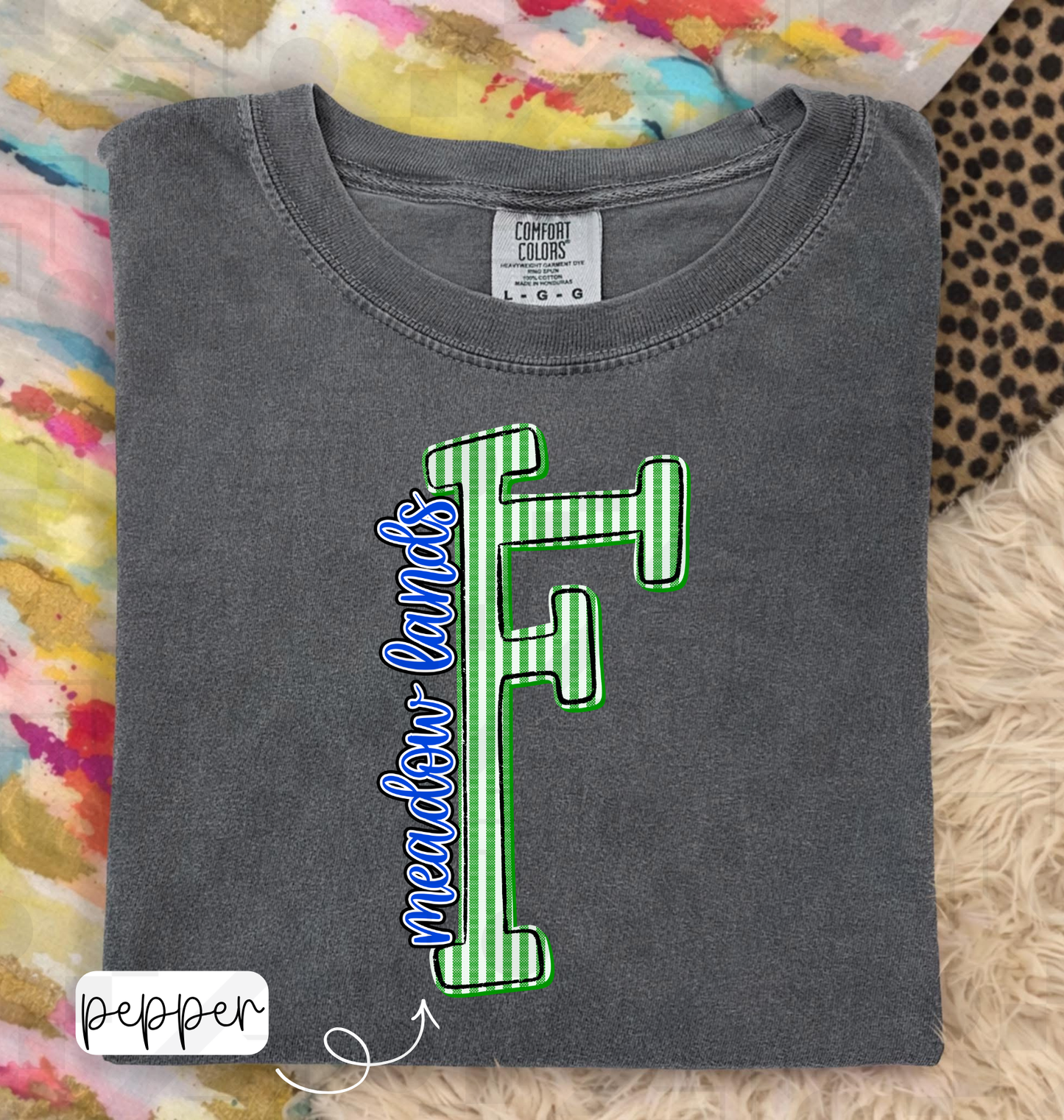 Seersucker Initial Schools (Tee, Long-Sleeve, or Sweatshirt)
