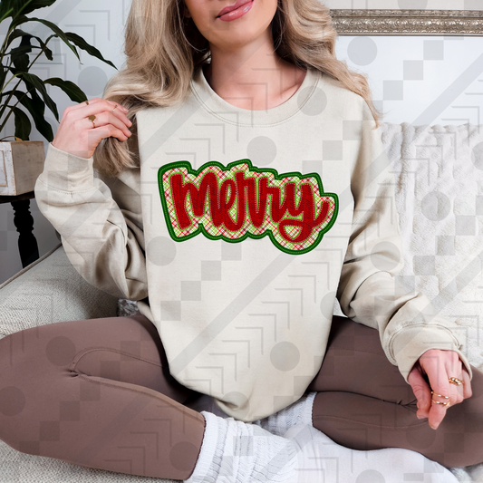 Merry Faux Stitch