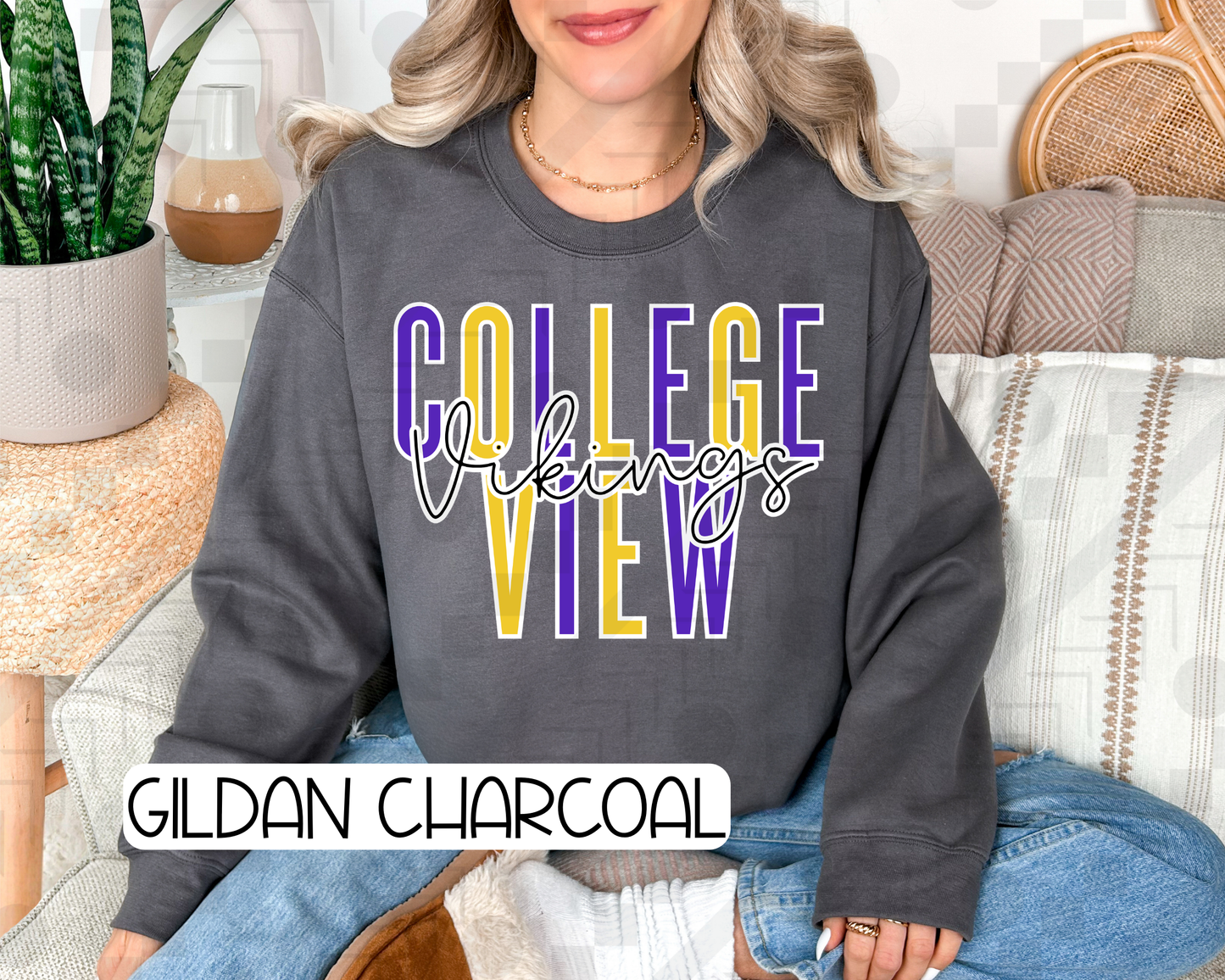 Spaced Mascot Schools (Tee, Sweatshirt, or Long-Sleeve)