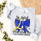 In April - Down Syndrome Bow (Tee, Sweatshirt, or Long-Sleeve)