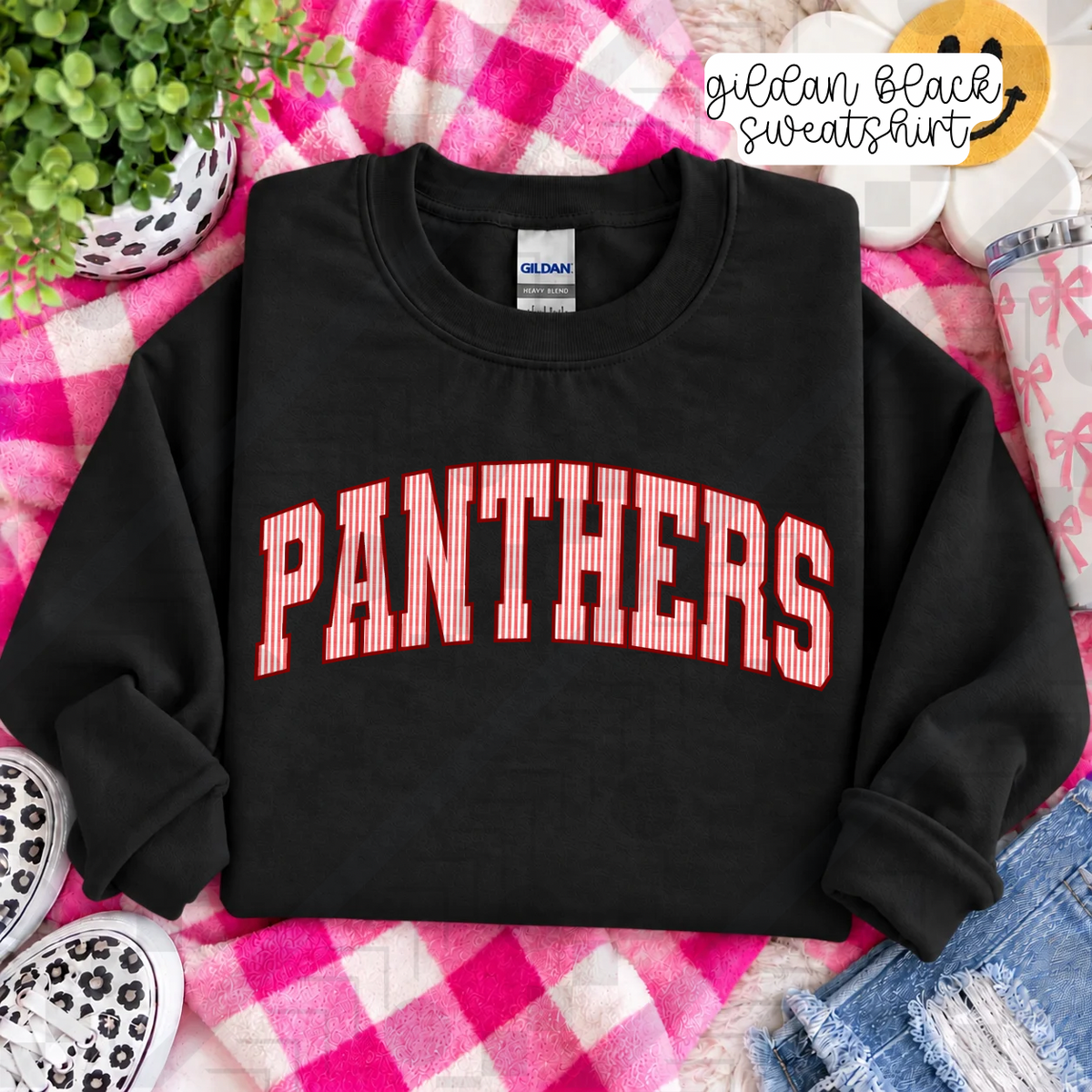 Seersucker Varsity Arch Mascots  (Tee, Sweatshirt, or Long-Sleeve)