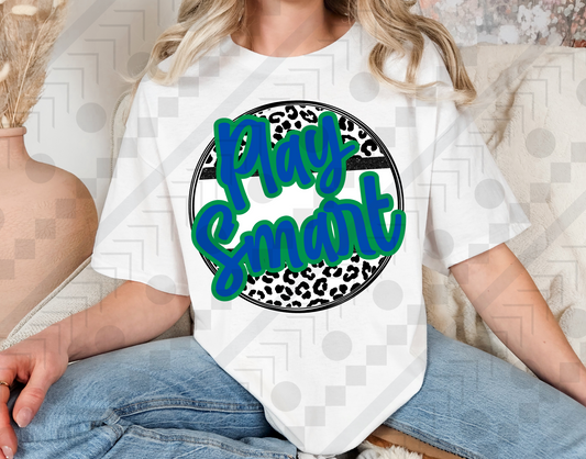 Play Smart Spaced Circle Mascot