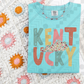 Kentucky Distress Stacked Floral State *PLK