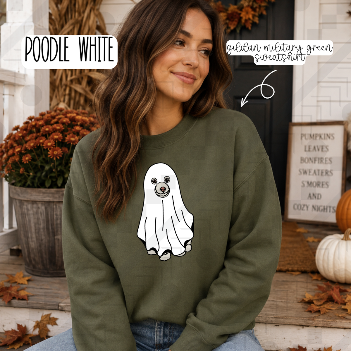 Ghost Dog Breeds (Tee, Sweatshirt, or Long-Sleeve)