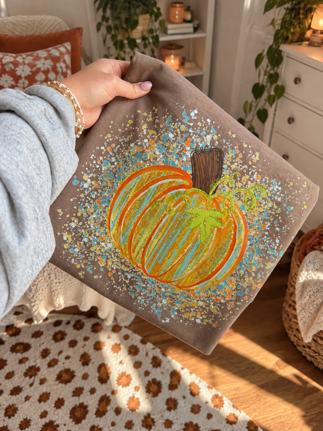 Pumpkin Splatter Tee