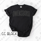 *PUFF PRINT* Owensboro Black on Black