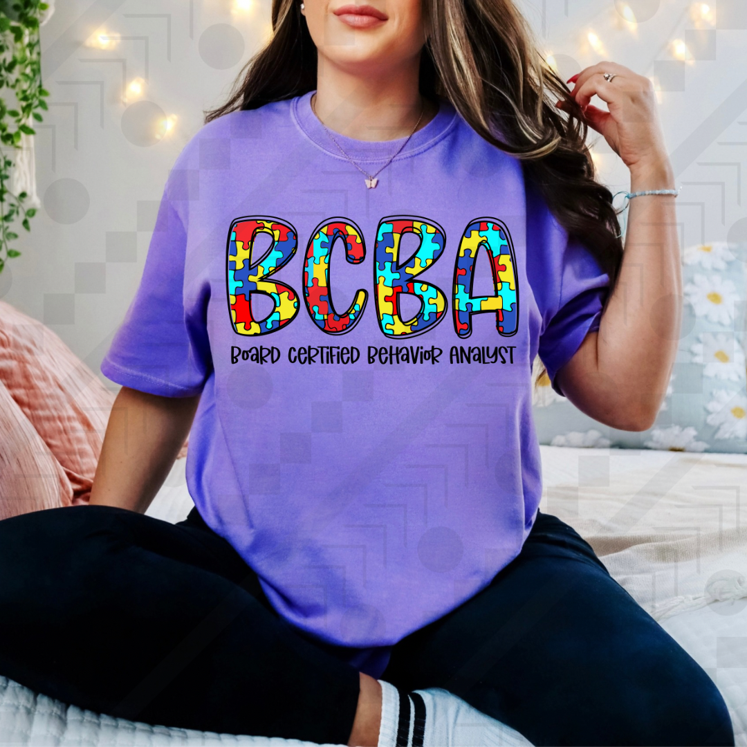 BCBA Puzzle Pieces (Tee, Sweatshirt, or Long-Sleeve)