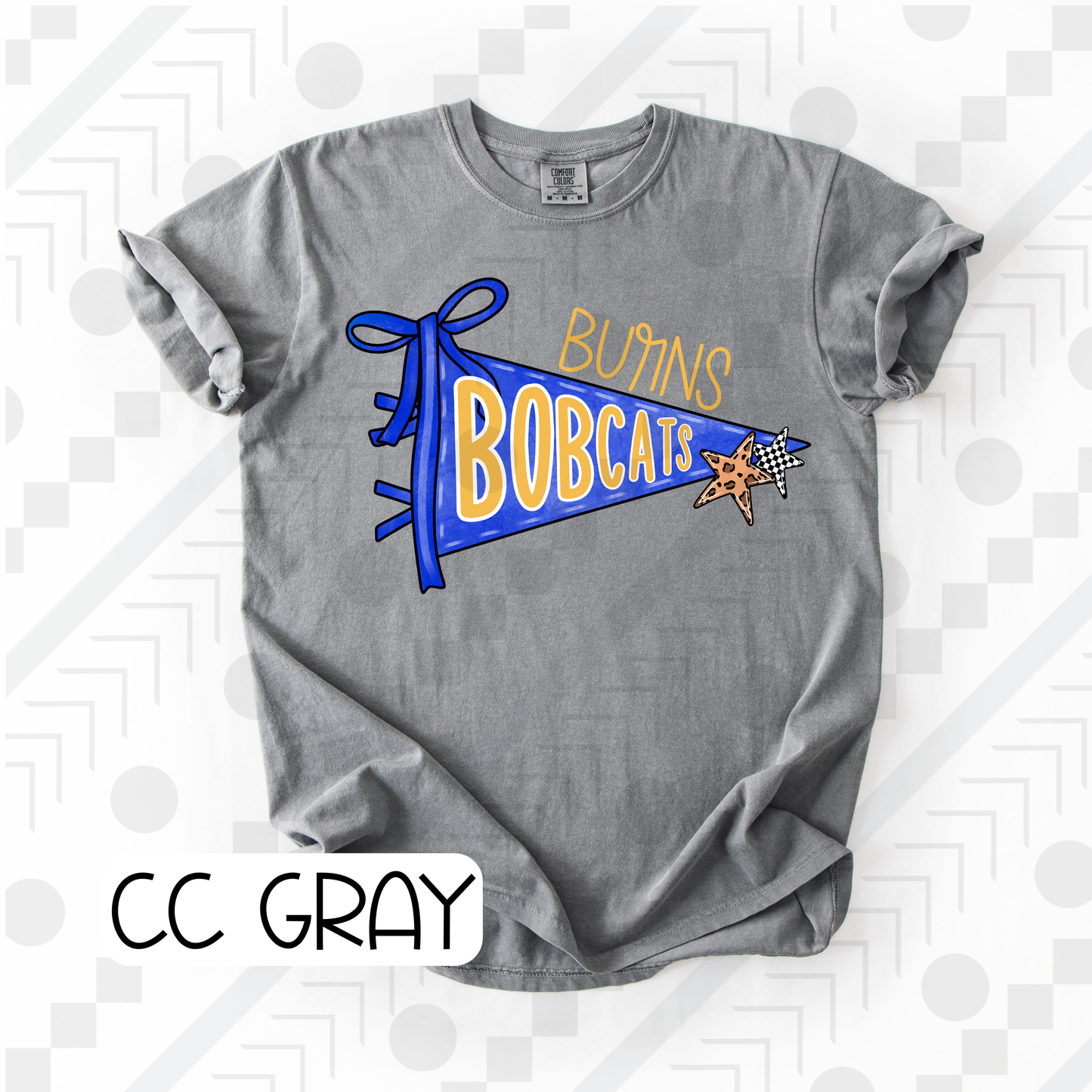 Cheetah Pennant Schools (Tee, Sweatshirt, or Long-Sleeve)