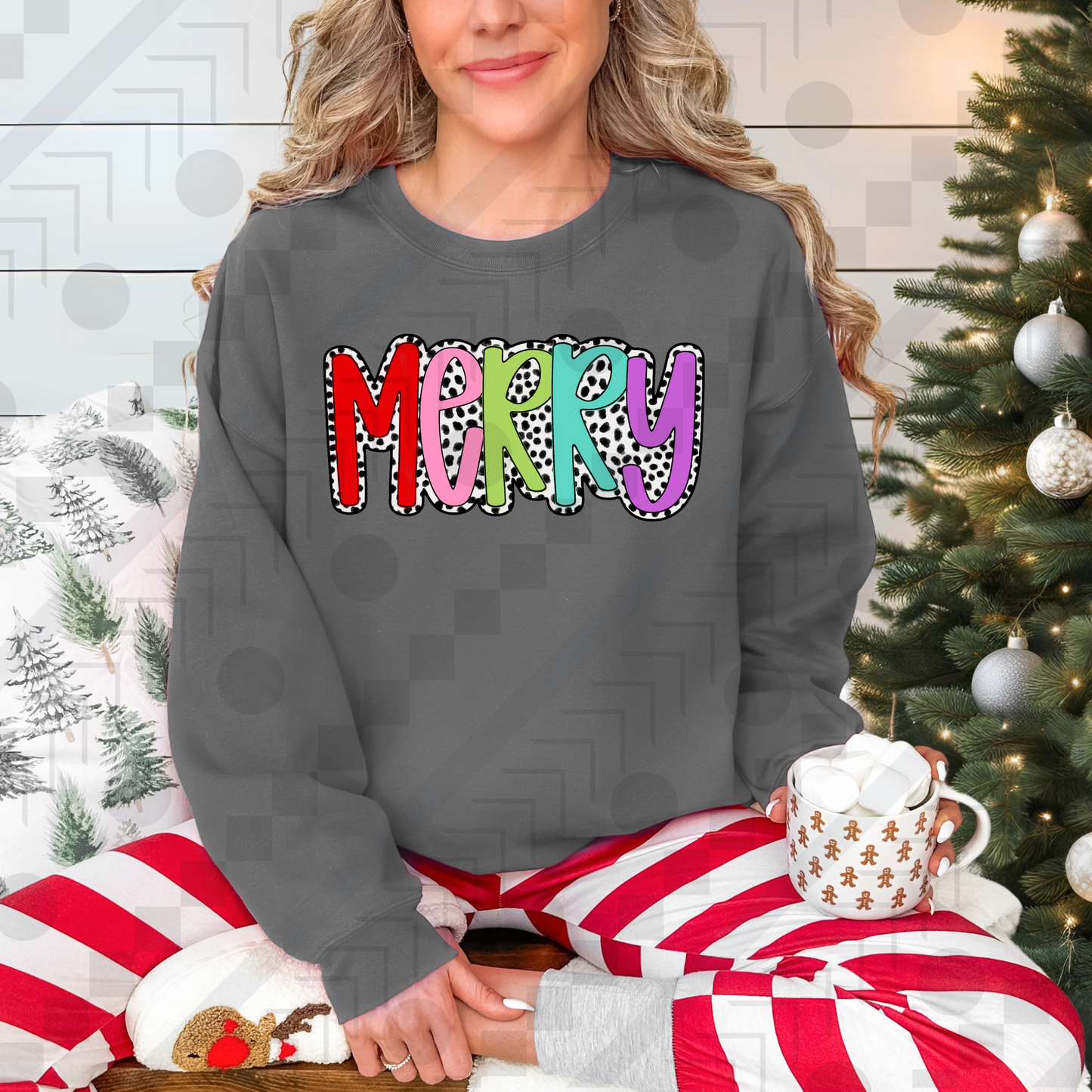 Merry Multi-Colored Dalmatian