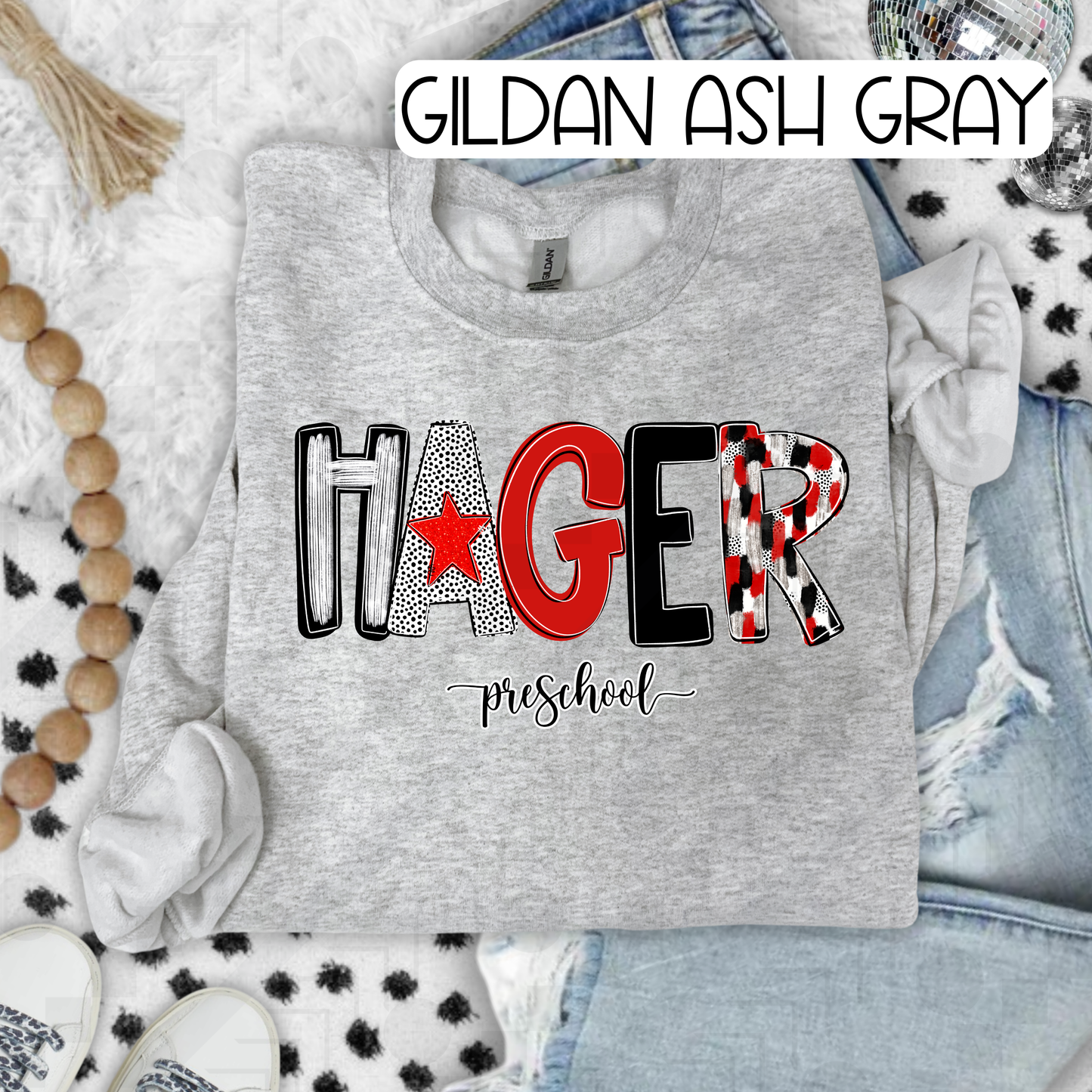 Preppy Poppy Foil Schools (Tee, Sweatshirt, or Long-Sleeve)
