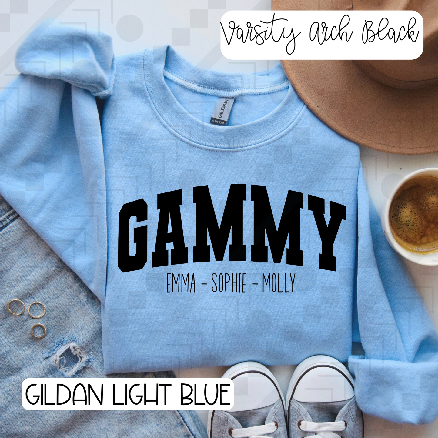 Custom Names (Tee, Sweatshirt, or Long-Sleeve)