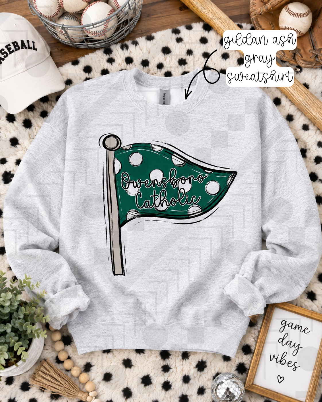 Owensboro Catholic Flag (Tee, Sweatshirt, or Long-Sleeve)