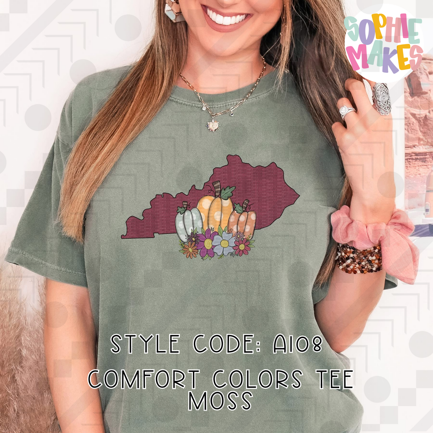 Kentucky Faux Leather Pumpkins (Tee, Sweatshirt, or Long-Sleeve)