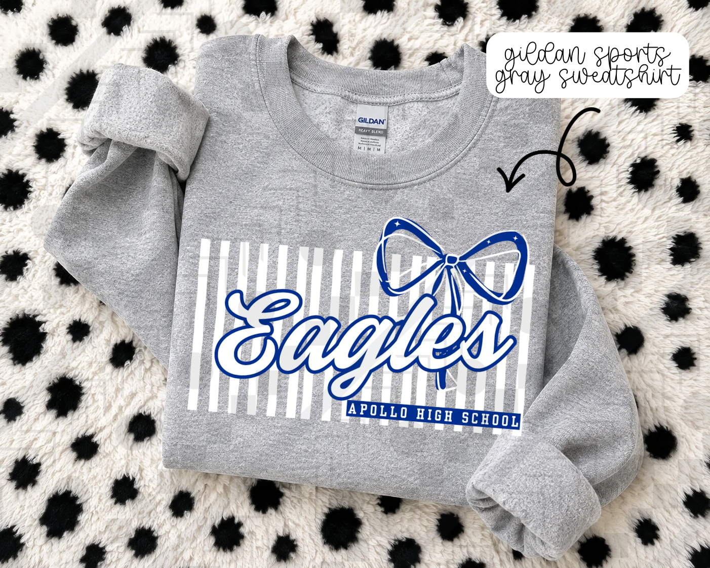 Stripe Bow/No Bow Schools (Tee, Sweatshirt, or Long-Sleeve)
