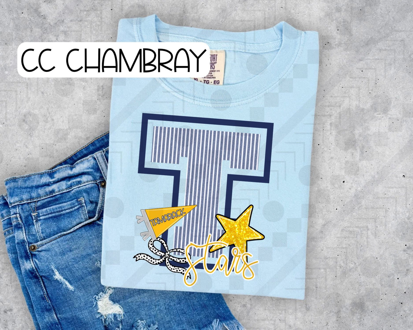 Tamarack Stars Preppy Seersucker (Tee, Sweatshirt, or Long-Sleeve)