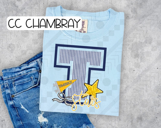 Tamarack Stars Preppy Seersucker (Tee, Sweatshirt, or Long-Sleeve)