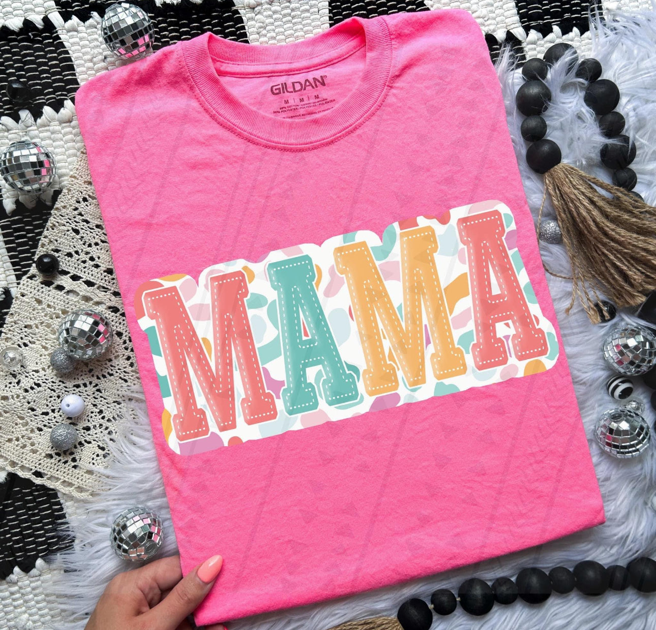 Mama Pastel Cheetah (Tee, Sweatshirt, or Long-Sleeve)
