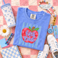 Blue Gingham Apple Grades (Tee, Sweatshirt, or Long-Sleeve)
