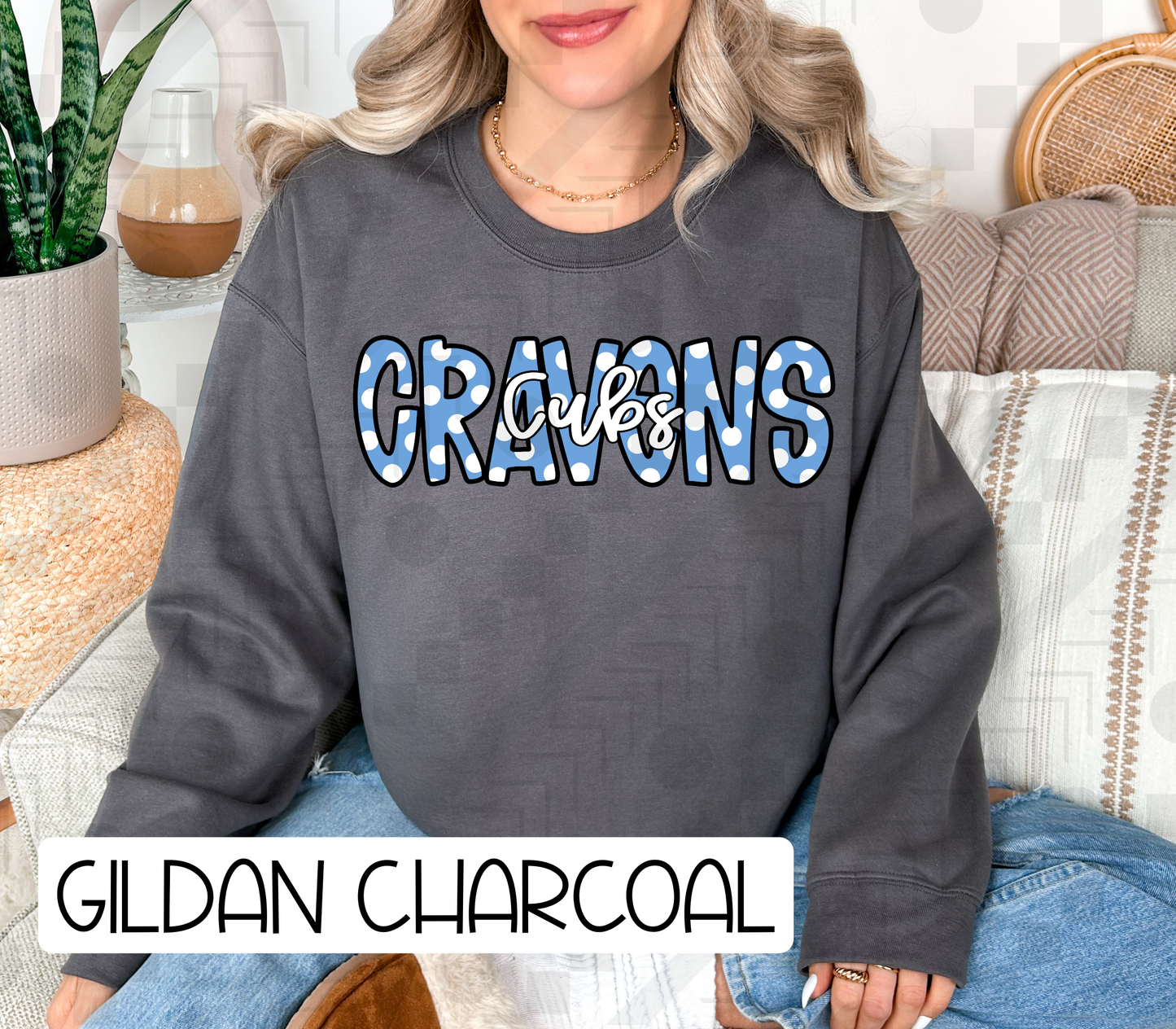Polka Dot Doodle Schools (Tee, Sweatshirt, or Long-Sleeve)