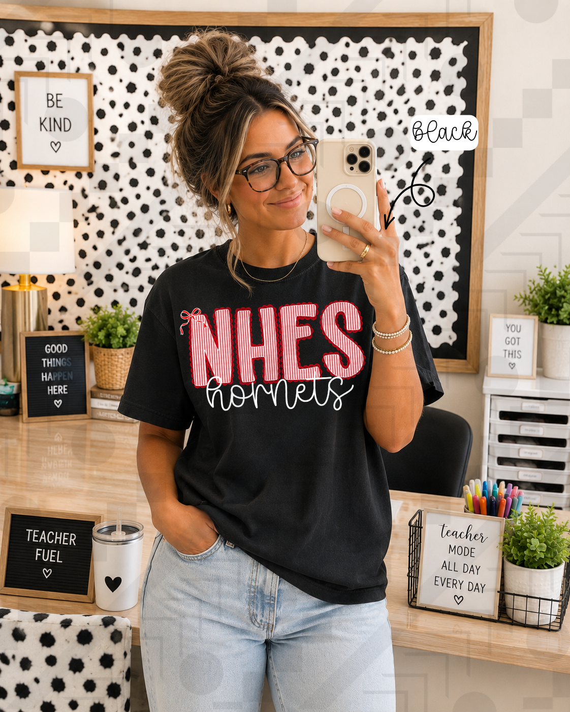 Scalloped Seersucker Varsity Schools (Tee, Sweatshirt, or Long-Sleeve)