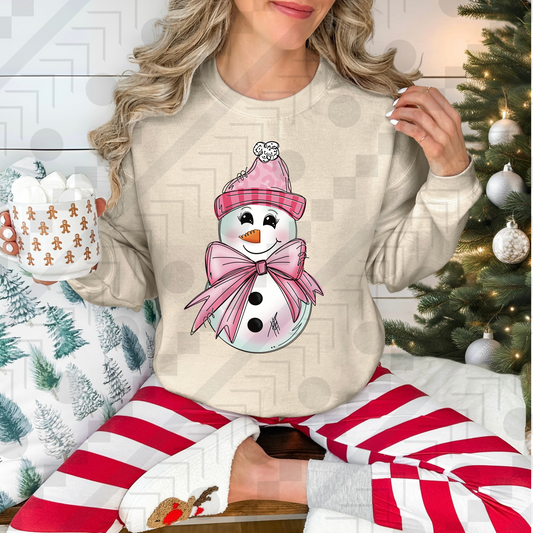 Pink Snowman