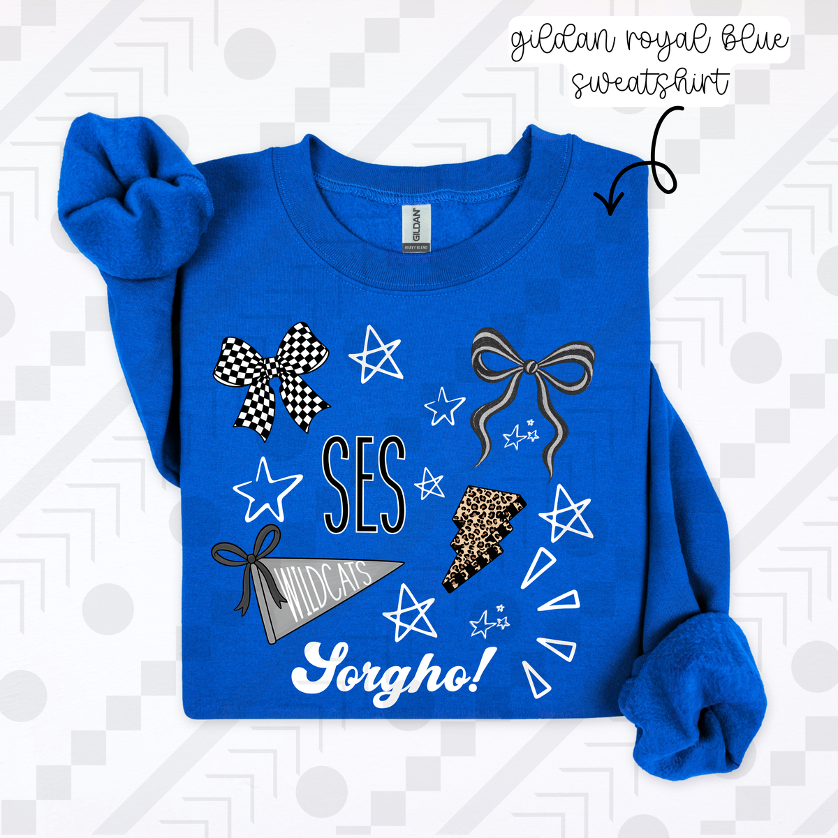Cheetah Collage Schools (Tee, Sweatshirt, or Long-Sleeve)