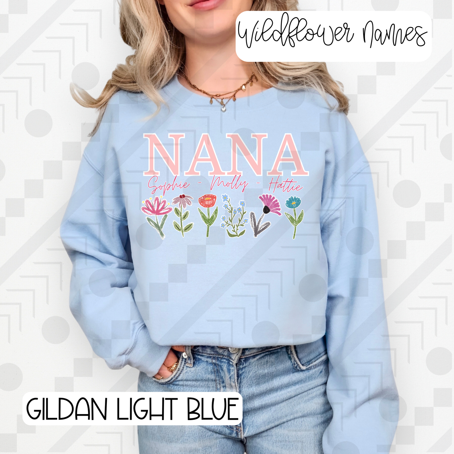 Custom Names (Tee, Sweatshirt, or Long-Sleeve)