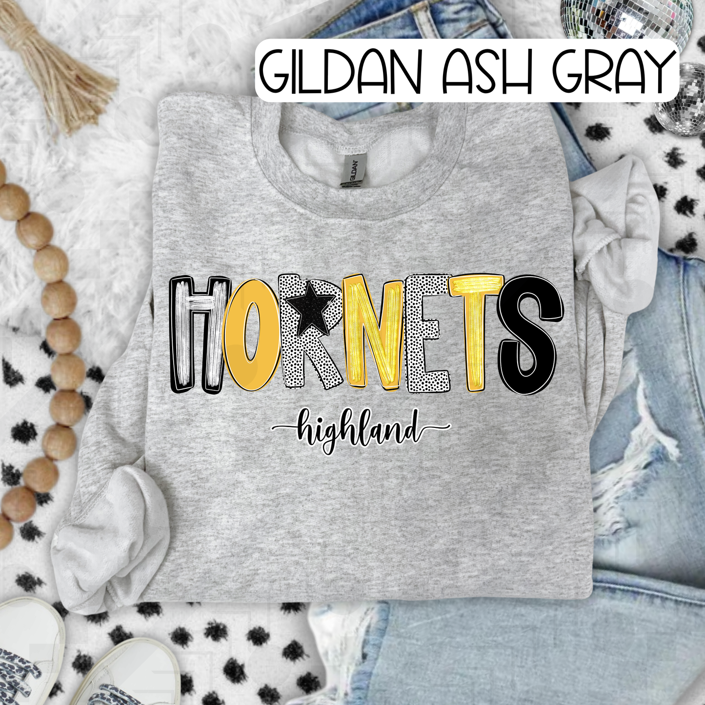 Preppy Poppy Foil Schools (Tee, Sweatshirt, or Long-Sleeve)
