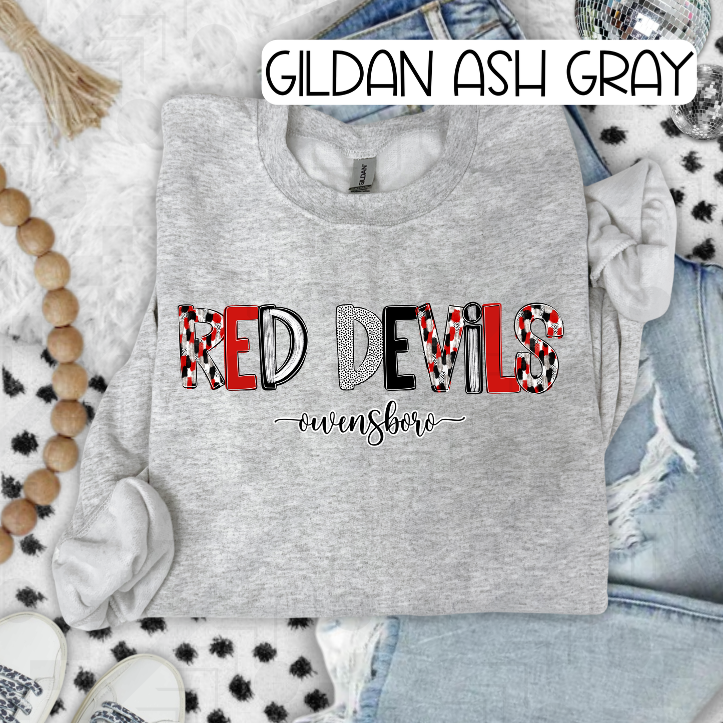 Preppy Poppy Foil Schools (Tee, Sweatshirt, or Long-Sleeve)