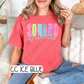 Neon Spaced Mascot Schools (Tee, Sweatshirt, or Long-Sleeve)