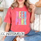 Neon Spaced Mascot Schools (Tee, Sweatshirt, or Long-Sleeve)
