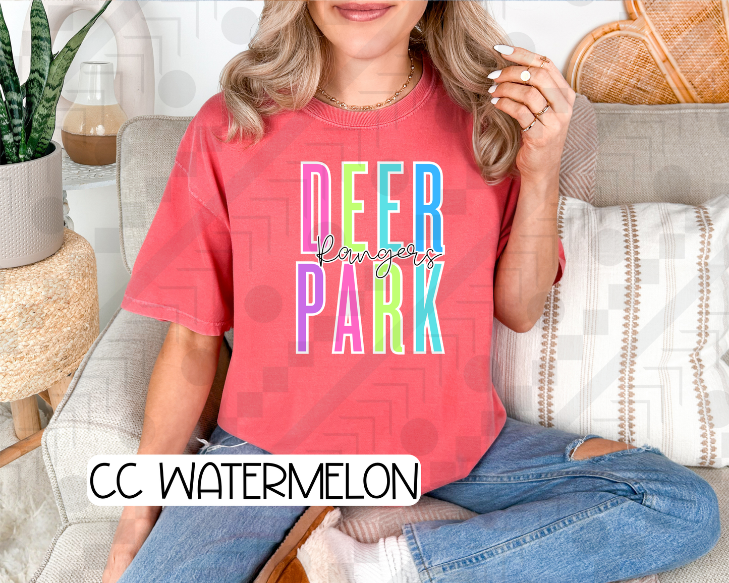 Neon Spaced Mascot Schools (Tee, Sweatshirt, or Long-Sleeve)