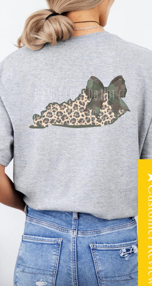 Camo Cheetah Kentucky - WILL COME ON FRONT OF ITEM