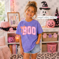 Boo Pink/Orange Gingham Bow (Tee, Sweatshirt, or Long-Sleeve)